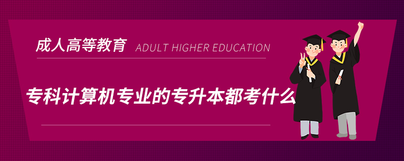專(zhuān)科計(jì)算機(jī)專(zhuān)業(yè)的專(zhuān)升本都考什么