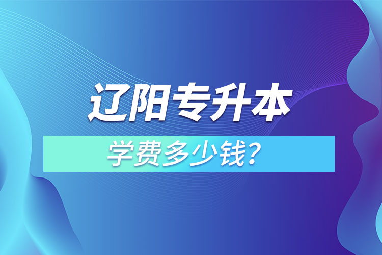 遼陽(yáng)專(zhuān)升本學(xué)費(fèi)大概多少錢(qián)一年？