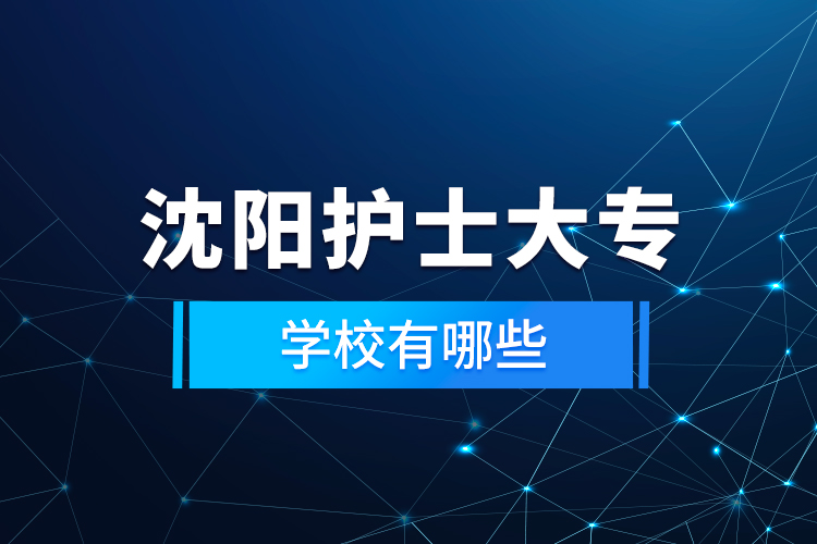 沈陽(yáng)護(hù)士大專(zhuān)學(xué)校有哪些